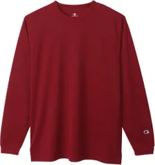 チャンピオン Champion ロングスリーブTシャツ メンズ C3-XS491 ロングTシャツ メンズ トップス カットソー 部活 イベント チーム トレーニング ロンT ロングスリーブ  C3XS491 970 マルーン