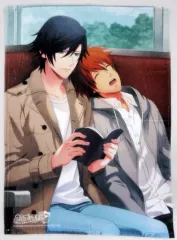 【中古】タオル・手ぬぐい(キャラクター) [単品] 一十木音也＆一ノ瀬トキヤ ビッグタオル 「PS Vitaソフト うたの☆プリンスさまっ♪ Amazing Aria ＆ Sweet Serenade LOVE アニメイト限定セット」 同梱特典