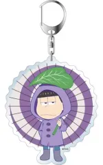 【中古】キーホルダー・マスコット(キャラクター) 一松 雨合羽松ver デカキーホルダー 「おそ松さん」