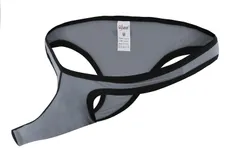 [パンツ道場] ぞうさんパンツ メンズ ビキニ Tバック 分離構造 先開き 速乾 吸汗 ナイロン セクシー (JP, アルファベット, M, グレー) [グレー] [M]