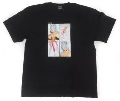 【中古】Tシャツ アレハンドロ(プロレスリング・ノア) THANKS フォトTシャツ ブラック XLサイズ