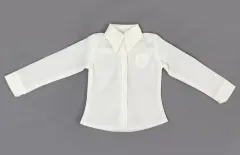【中古】ドールアクセサリー 40/45cm用長袖シャツ(白)