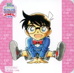 【中古】コースター 江戸川コナン(足開く/手を前につく) オリジナルコースター 「名探偵コナン 連載30周年記念カフェ」 コラボドリンク注文特典