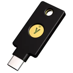 yubico - Security Key C NFC - Black- Two-Factor authentication (2FA) Security Key, Connect via USB-C or NFC,  [Security Key C NFC]