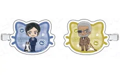 【中古】アクセサリー(非金属) 諸伏高明＆黒田兵衛(デフォルメねこ ver.4) アクリルヘアクリップ 「名探偵コナン」