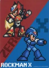 ロックマン B5下敷き コンプリートセット POP UP SHOP in マルイ 中古】下敷き エックス＆ゼロ 「ロックマン POP UP SHOP in マルイ B5