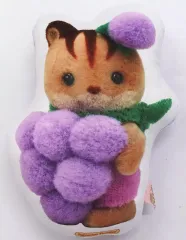 【中古】クッション・本体 くるみリスの赤ちゃん ダイカットクッション 「シルバニアファミリー」 オンラインショップ＆関連施設限定のサムネイル