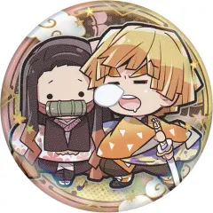 【中古】バッジ・ピンズ 竈門禰豆子＆我妻善逸 「鬼滅の刃 キャラばんちょうこう缶バッジ 伍ノ型」