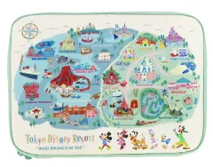 【中古】筆箱・ペンケース WHERE DREAMS COME TRUE＆マップ柄 ペンケース 「ディズニー」 東京ディズニーリゾート限定