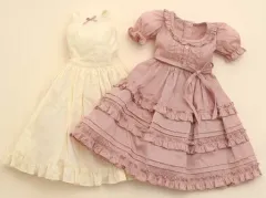 【中古】ドールアクセサリー SD/DD用 夢見る少女ドレス(モーヴピンク) 「ホワイトローズコレクション」 ボークスショップ&ホビー天国ウェブ限定