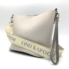 FIND KAPOOR ショルダーバッグ バケットバッグ バイカラー ロゴストラップ