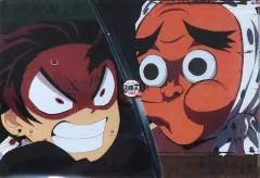 【中古】クリアファイル 竈門炭治郎＆鋼鐵塚蛍 ランチョンマットケース 「鬼滅の刃 刀鍛冶の里編×ufotable Cafe×マチ★アソビCAFE リアルタイムカフェ 第三話」