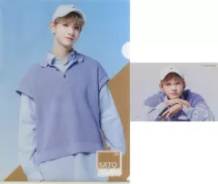 【中古】クリアファイル 佐藤景瑚 A4クリアファイル＆フォトカードセット 「一番くじ JO1」 F-7賞