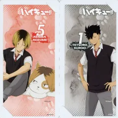 【中古】食玩 ステッカー・シール 【シークレット3】孤爪研磨＆黒尾鉄朗(マスコット) 「ハイキュー!! きゃらくたぶるステッカーズ4」
