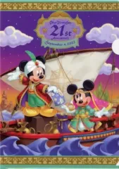 【中古】クリアファイル ミッキー＆ミニー A4クリアホルダー 「東京ディズニーシー21周年」 東京ディズニーシー限定