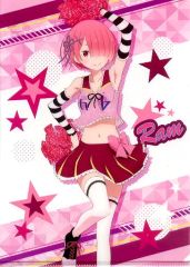 【中古】クリアファイル ラム(チアガールVer.) A4クリアファイルVol.2 「Re：ゼロから始める異世界生活 Memory Snow×セガ」 UFOキャッチャー特典