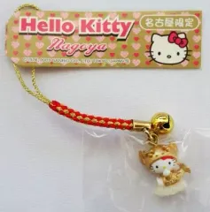 【中古】キーホルダー・マスコット(キャラクター) キティ 金のしゃちほこ 根付け(レッド/ゴールド) 「ハローキティ」 名古屋限定