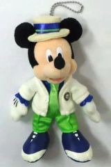 Disney ミッキー ぬいぐるみバッジ ウインク レインポンチョ - メルカリ