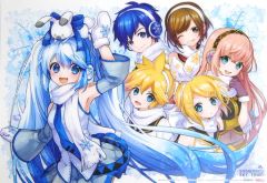 [중고] 데스크 매트 집합 (nanna) 데스크 매트 [SNOW MIKU] 스노우 미쿠 스카이 타운 한정