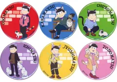 【中古】バッジ・ピンズ 全6種セット 「えいがのおそ松さん×ねこ展 缶バッジ」