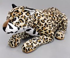 アニマルスツール ヒョウ 動物 座れるぬいぐるみ 腰掛け リアル