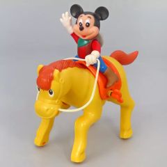 ミッキーマウス＆プルート ゼンマイ式 2002年 シュリリング社製 