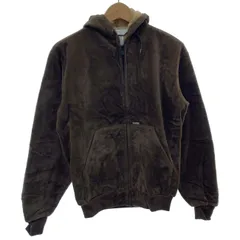 Carhartt　ジップアップパーカー　フルジップ　フード　無地　裏地フェルト　USA製　アメカジ　古着