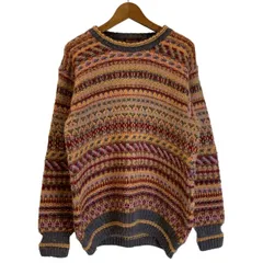 CHAPS RALPH LAUREN　セーター　90s vintage　90年代　OLD　長袖　ニット　トップス　クルーネック　ボーダー　日本製　古着