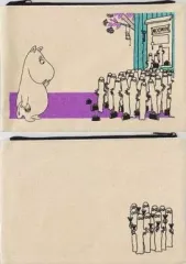 【中古】バッグ(キャラクター) Type-F(紫) フラットポーチ 「Happyくじ MOOMIN(ムーミン)」 E賞