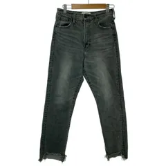 AZUL BY MOUSSY　スキニーパンツ　Gパン　ジーンズ　ジップフライ　ローライズ　カラーデニム　ダメージ加工　無地　ストレッチ　古着