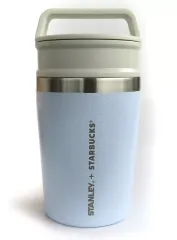 【中古】マグカップ･湯のみ ステンレスボトルSTANLEYベビーブルー 236ml 「スターバックスコーヒー×スタンレー」