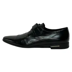 PRADA(プラダ) シューズ 7 EE メンズ - 黒 レザー