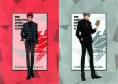 【中古】クリアファイル 赤司征十郎＆黛千尋 A4クリアファイルセット(2枚組) 「黒子のバスケ J-WORLD Collection Ver. Special ’17-’18」