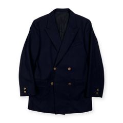 ☆美品☆メンズ VAN JACKET 金釦ブレザー size90 ブラック系 - メルカリ
