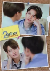 【中古】クリアファイル メータウィン・オーパッイアムカジョーン(タイン・ティパコーン)＆ワチラウィット・チワアリー(サラワット・ガンチタノン) A4クリアファイル 2gether THE MOVIE クリアファイルセット BOOK 付録