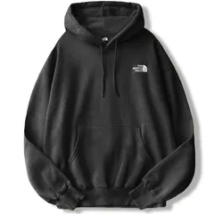 [ザノースフェイス] パーカー メンズ シンプル ワンポイント 刺繍ロゴ Evolution Vintage Hoodie, TNF Black 黒 サイズS [並行輸入品] 