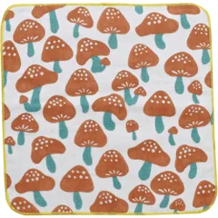 現代百貨 HELLO BEAR タオルハンカチ キノコ サイズ：約W25 D25 A293KI