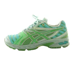 アシックス asics × キコ コスタディノフ Kiko Kostadinov UB9-S GEL-DS TRAINER 14 スニーカー US6 24.5cm 緑 グリーン 水色 ライトブルー 1203A606 /SS ■OS