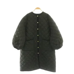 トラディショナルウェザーウェア Traditional Weatherwear 24AW ARKLEY PUFF SLEEVE キルティングコート アウター 34 ブラック /CX ■OS