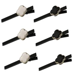 YFFSFDC 跡が付かない前髪 ヘアクリップ 前髪ピン 髪留め 花 髪飾り 女の子用 ギフト フラワー ヘアピン 6本入り