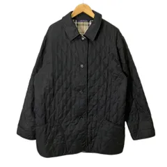 バーバリー ロンドン BURBERRY LONDON キルティングジャケット 裏地ノバチェック イングランド製 ブラック