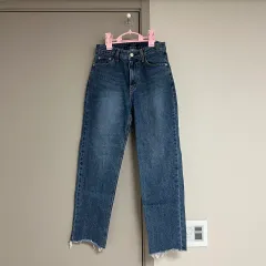 (状態良し) インディゴデニム / ストレートパンツ / ウォッシュ かわいい デニム