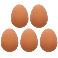 LEDMOMO 5個セット ペット用 ゴム製卵形おもちゃ 犬用 噛むおもちゃ ストレス解消 知育 2.4×1.6×1.6インチ 小型?大型犬対応