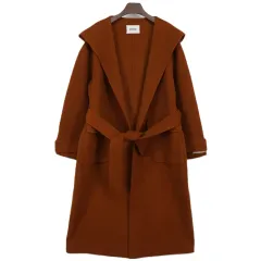 QUEEN'S RABBIT レディース ハンドメイド ベルト付き ウールコート free