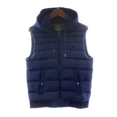 ポロ ラルフローレン POLO RALPH LAUREN フーディーダウンベスト S ネイビー 紺色 フード付き 710760726001 /PP ■GY03