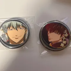 まとめ 未開封) 銀魂 ohma keystore 銀時 土方 缶バッジ
