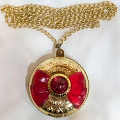 1980年～1990年？ 昔のセボンスター ネックレス 金メッキ リンゴ
