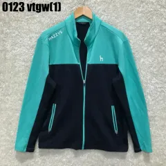 HAZZYS へジス ツートン ジップアップ ジャケット L
