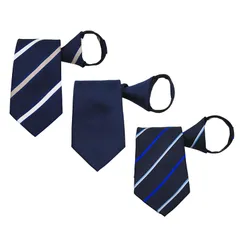 [Marino Avenue] 洗えるワンタッチネクタイ 10秒装着 3点セット ジッパータイプ ビジネスからフォーマルまで着用 洗濯ネット付き メンズ 3TiesCombi 03v