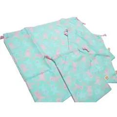 fafa  巾着袋3点セット 通園 通学 CAMILLA BEAR柄